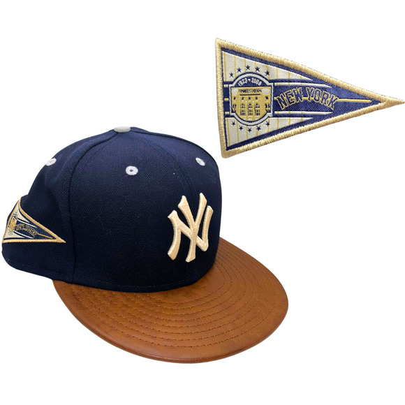 New York Yankees 2008 Final Season New Era Tone Leather 59fifty